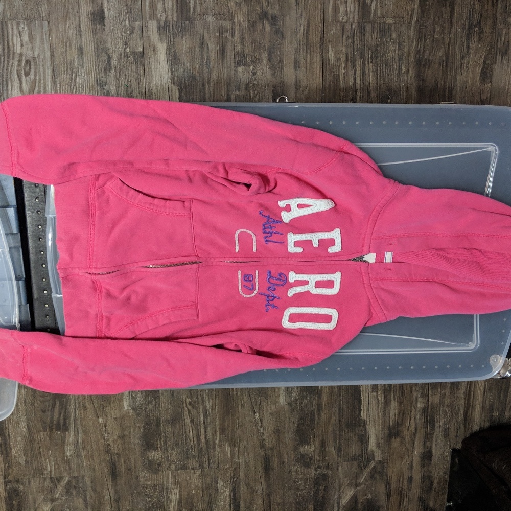 pink aeropostale hoodie